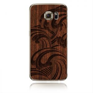 Samsung S6 Padauk maroon Stormy sea